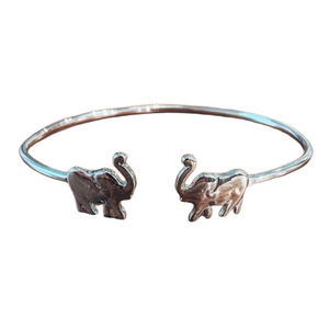Lucky Elephants Bracelet Women’s Silver